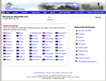 Tablet Screenshot of officialusa.com